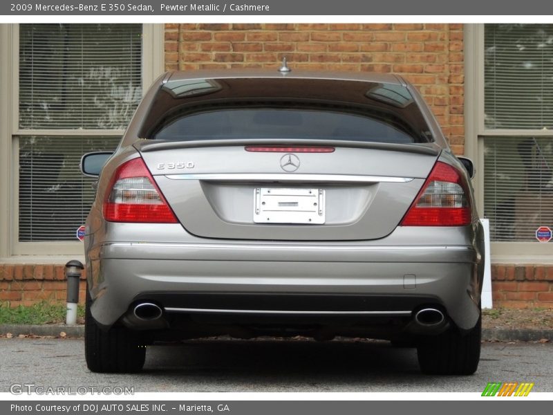 Pewter Metallic / Cashmere 2009 Mercedes-Benz E 350 Sedan