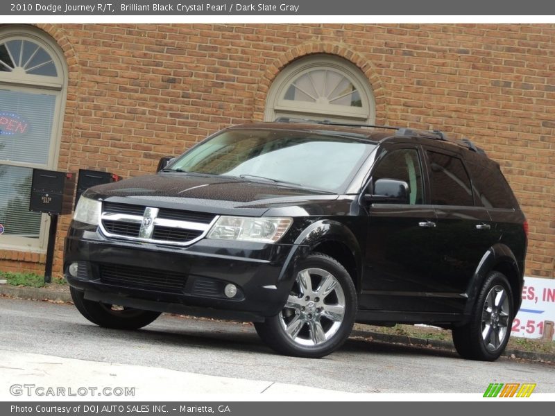 Brilliant Black Crystal Pearl / Dark Slate Gray 2010 Dodge Journey R/T
