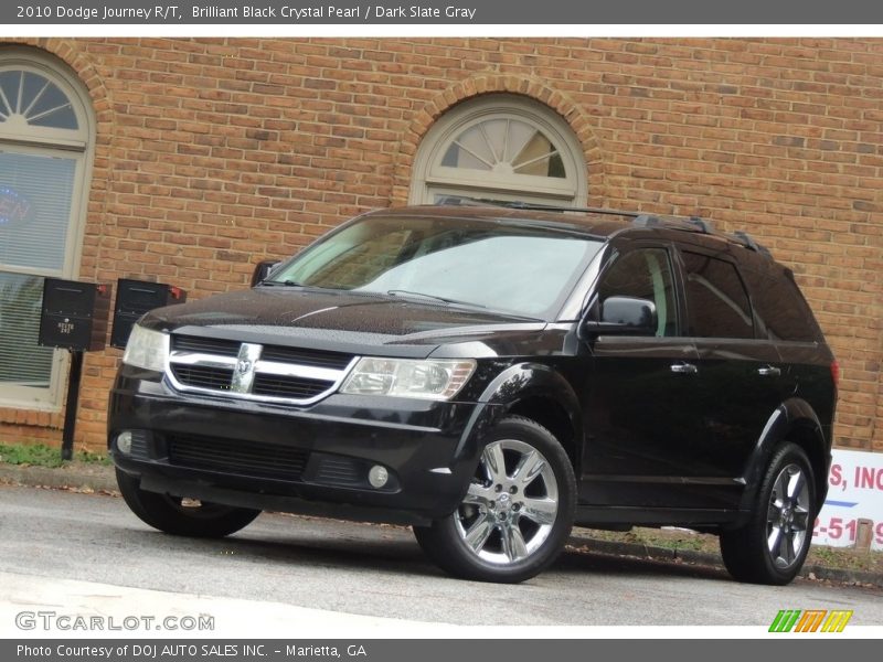 Brilliant Black Crystal Pearl / Dark Slate Gray 2010 Dodge Journey R/T