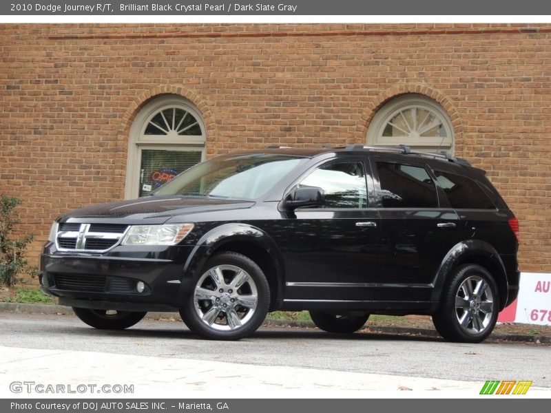 Brilliant Black Crystal Pearl / Dark Slate Gray 2010 Dodge Journey R/T