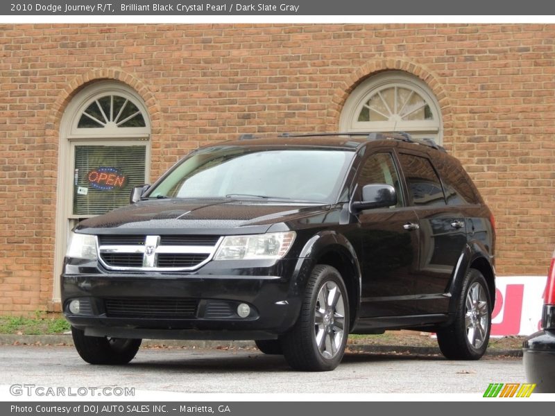Brilliant Black Crystal Pearl / Dark Slate Gray 2010 Dodge Journey R/T