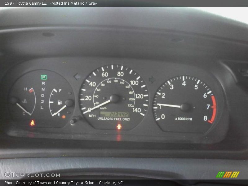 Frosted Iris Metallic / Gray 1997 Toyota Camry LE