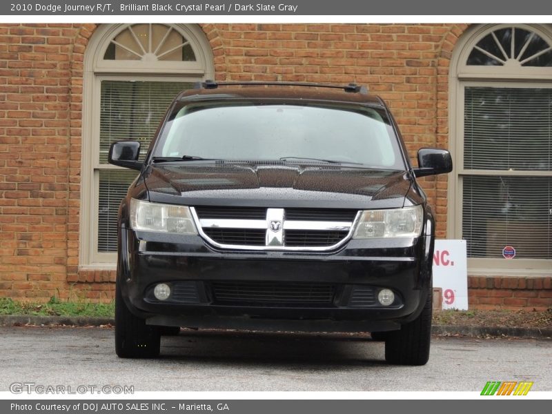 Brilliant Black Crystal Pearl / Dark Slate Gray 2010 Dodge Journey R/T