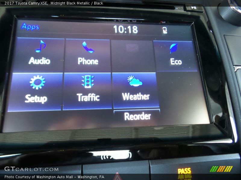 Midnight Black Metallic / Black 2017 Toyota Camry XSE