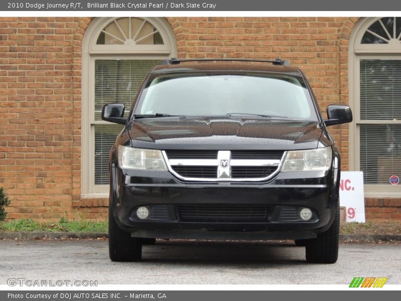 Brilliant Black Crystal Pearl / Dark Slate Gray 2010 Dodge Journey R/T