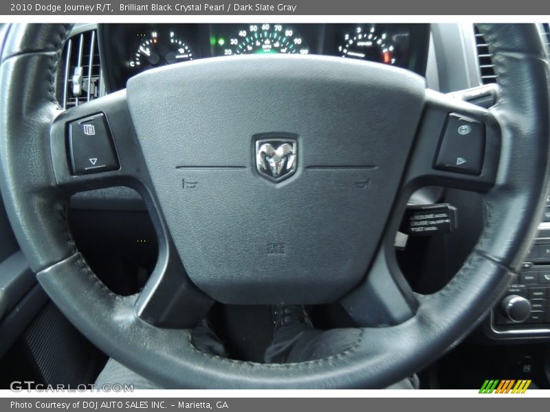 Brilliant Black Crystal Pearl / Dark Slate Gray 2010 Dodge Journey R/T