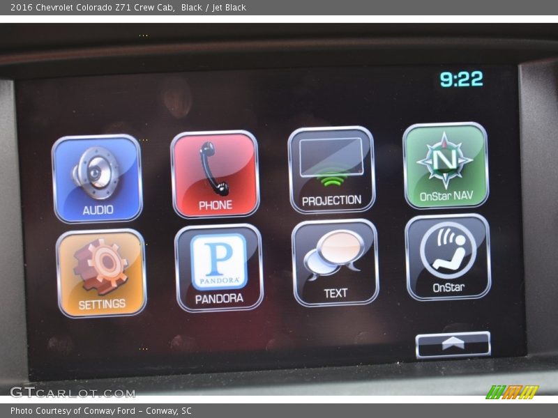 Black / Jet Black 2016 Chevrolet Colorado Z71 Crew Cab