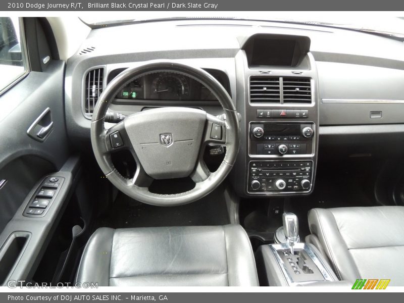 Brilliant Black Crystal Pearl / Dark Slate Gray 2010 Dodge Journey R/T