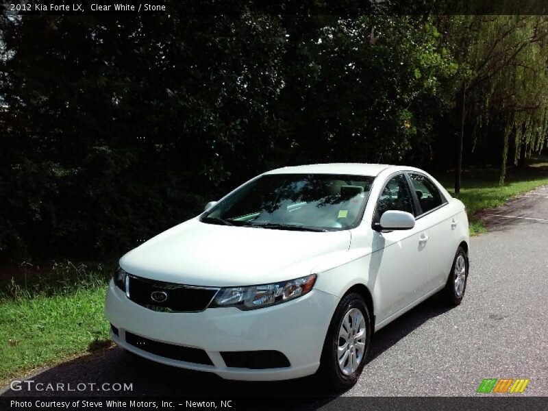 Clear White / Stone 2012 Kia Forte LX