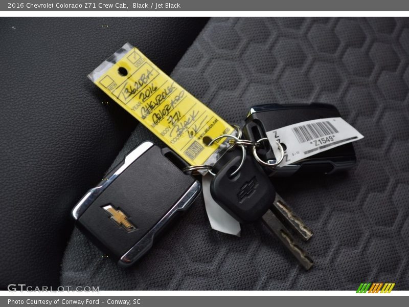 Black / Jet Black 2016 Chevrolet Colorado Z71 Crew Cab