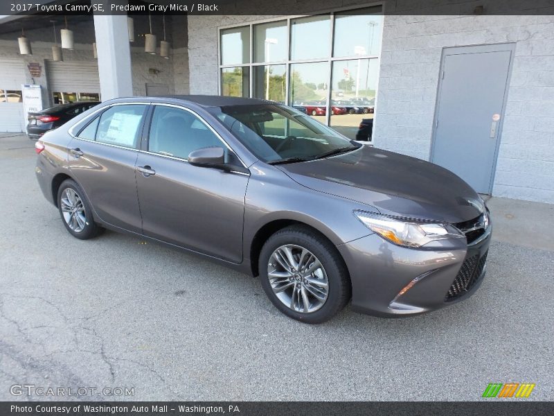 Predawn Gray Mica / Black 2017 Toyota Camry SE