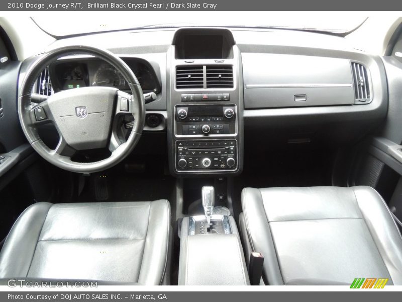 Brilliant Black Crystal Pearl / Dark Slate Gray 2010 Dodge Journey R/T