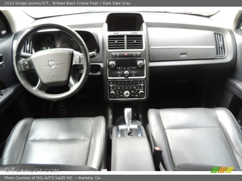 Brilliant Black Crystal Pearl / Dark Slate Gray 2010 Dodge Journey R/T