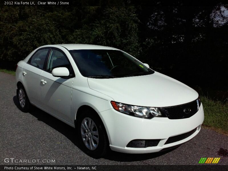 Clear White / Stone 2012 Kia Forte LX