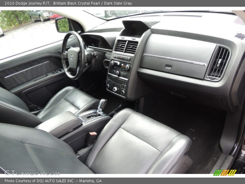Brilliant Black Crystal Pearl / Dark Slate Gray 2010 Dodge Journey R/T