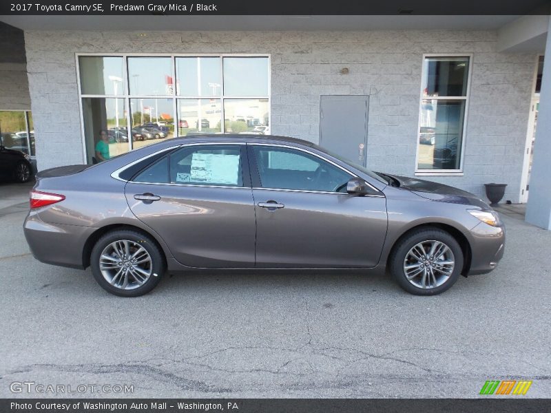 Predawn Gray Mica / Black 2017 Toyota Camry SE