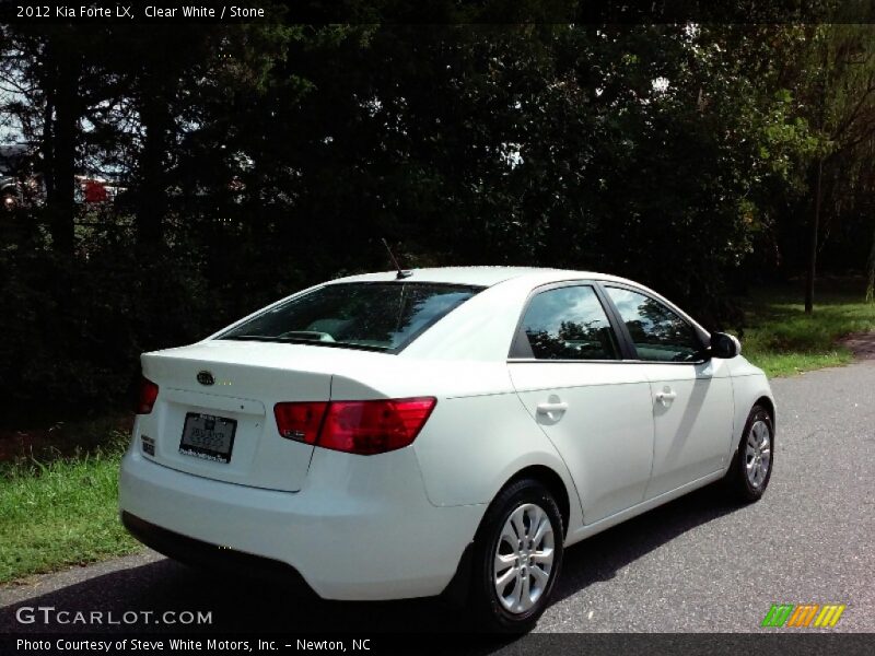 Clear White / Stone 2012 Kia Forte LX