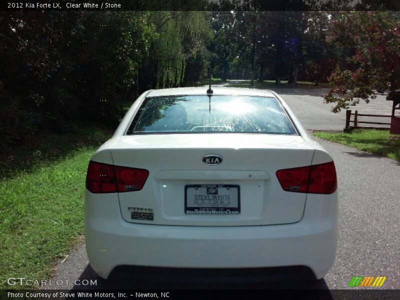 Clear White / Stone 2012 Kia Forte LX