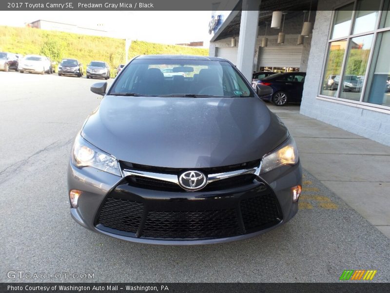 Predawn Gray Mica / Black 2017 Toyota Camry SE