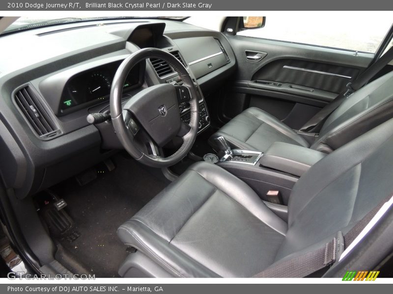 Brilliant Black Crystal Pearl / Dark Slate Gray 2010 Dodge Journey R/T