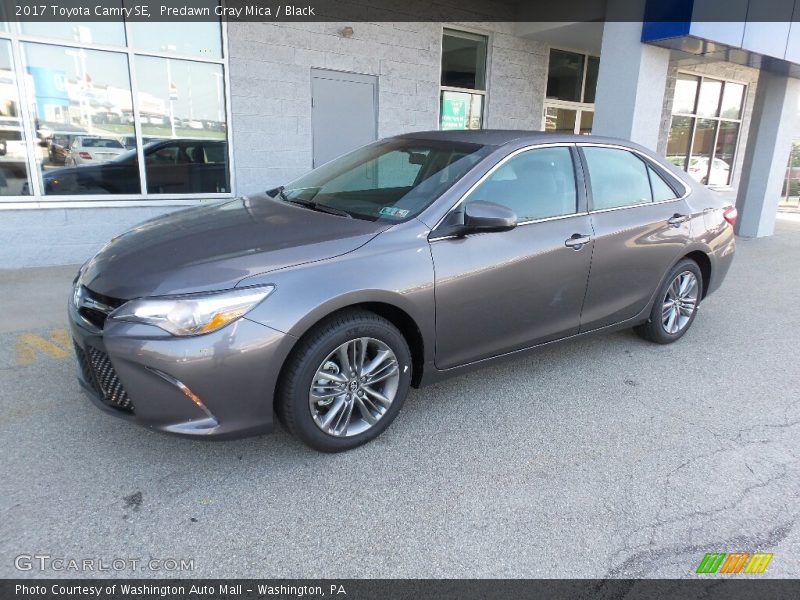 Predawn Gray Mica / Black 2017 Toyota Camry SE