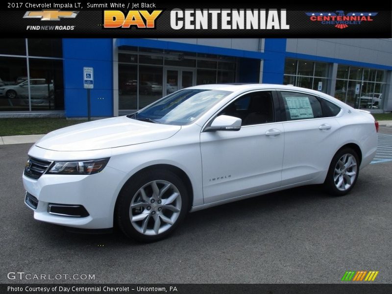 Summit White / Jet Black 2017 Chevrolet Impala LT