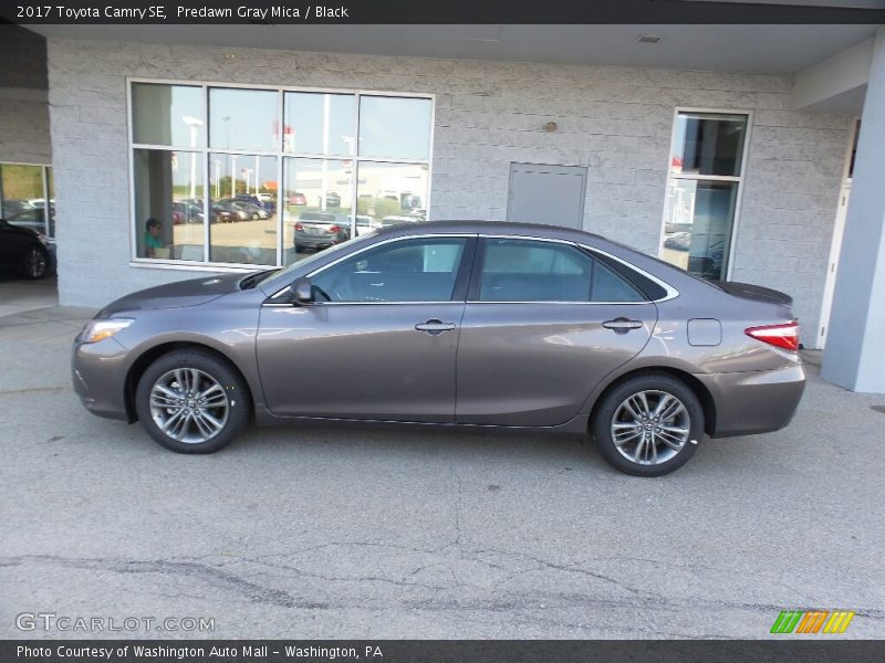 Predawn Gray Mica / Black 2017 Toyota Camry SE