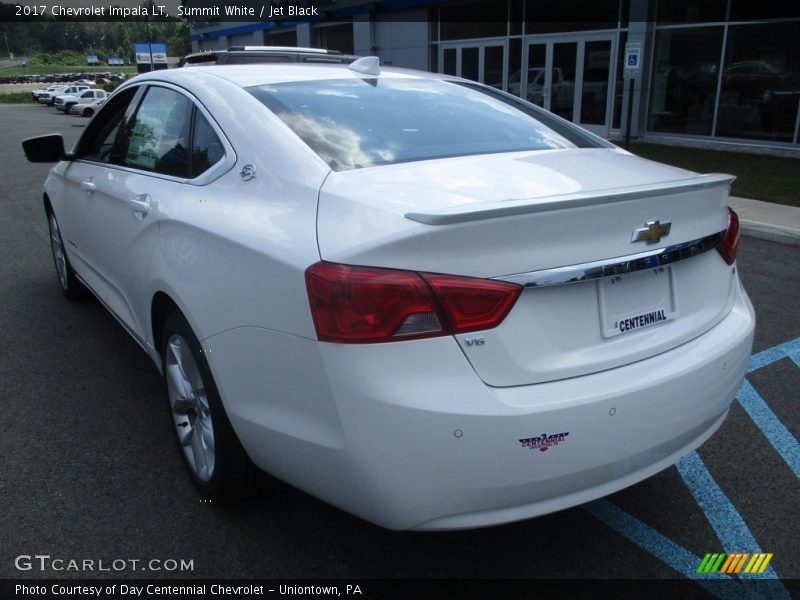Summit White / Jet Black 2017 Chevrolet Impala LT