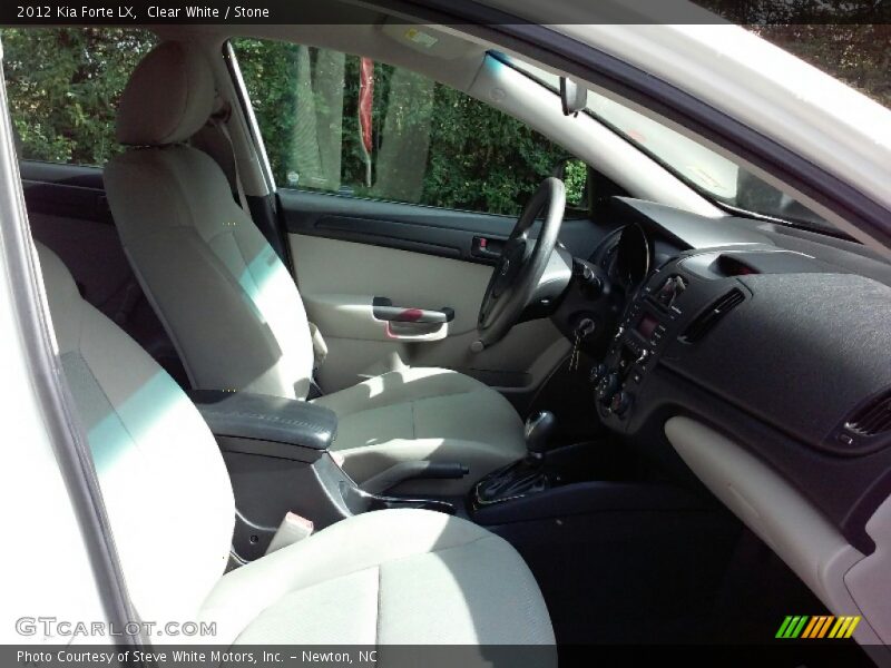 Clear White / Stone 2012 Kia Forte LX