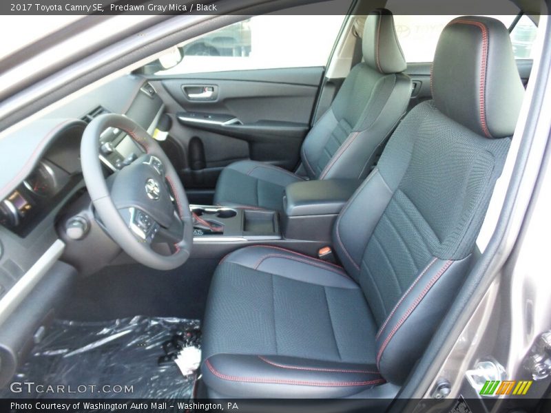 Predawn Gray Mica / Black 2017 Toyota Camry SE