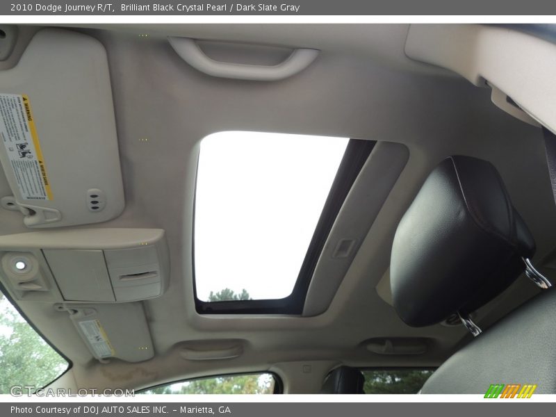 Brilliant Black Crystal Pearl / Dark Slate Gray 2010 Dodge Journey R/T