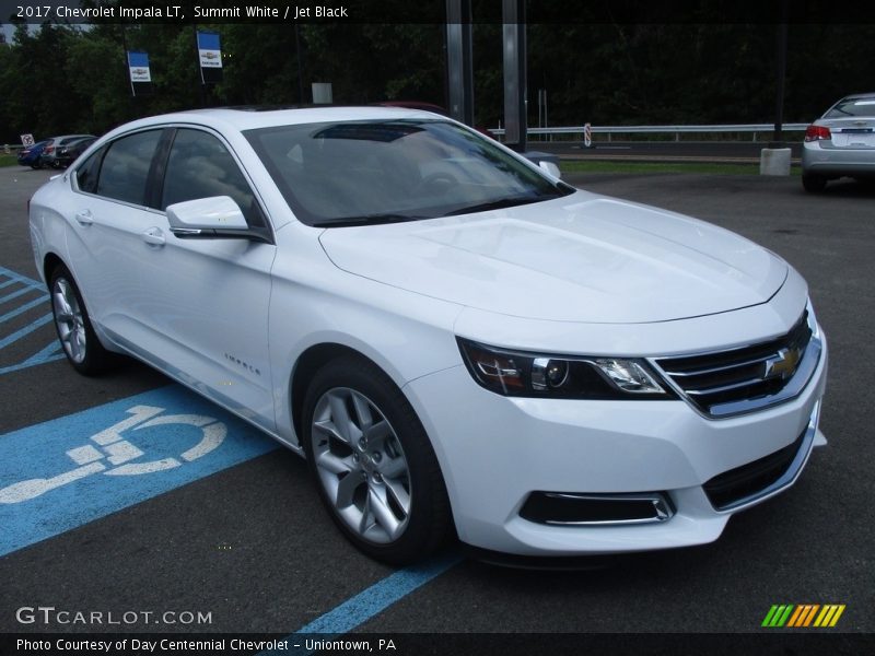 Summit White / Jet Black 2017 Chevrolet Impala LT