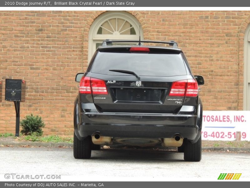 Brilliant Black Crystal Pearl / Dark Slate Gray 2010 Dodge Journey R/T