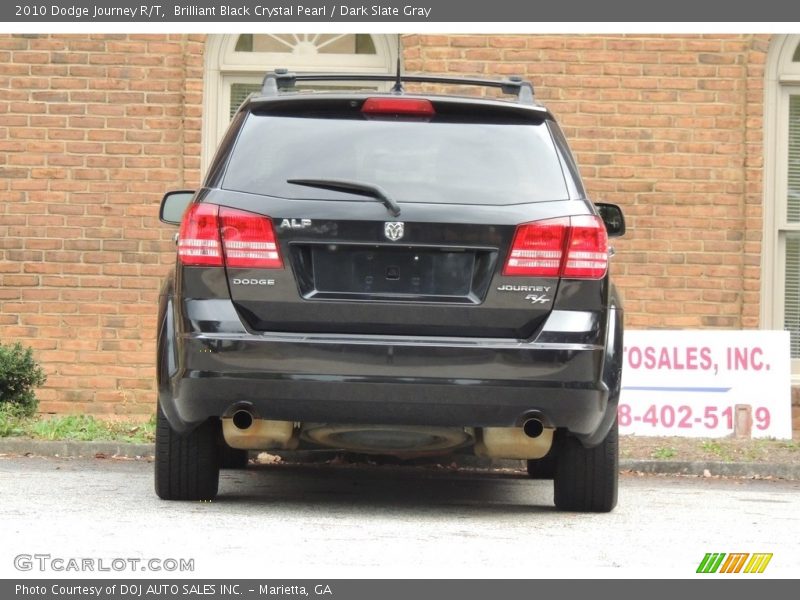 Brilliant Black Crystal Pearl / Dark Slate Gray 2010 Dodge Journey R/T