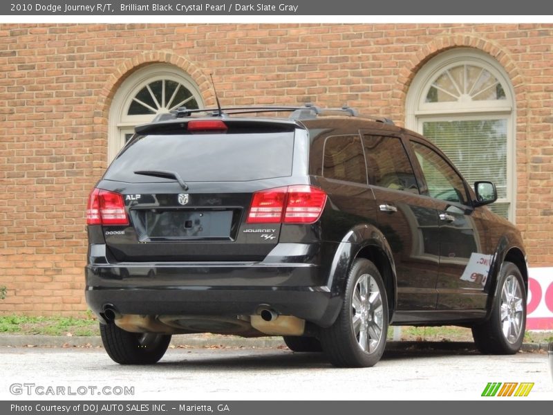Brilliant Black Crystal Pearl / Dark Slate Gray 2010 Dodge Journey R/T