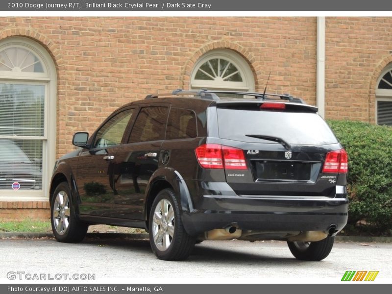 Brilliant Black Crystal Pearl / Dark Slate Gray 2010 Dodge Journey R/T