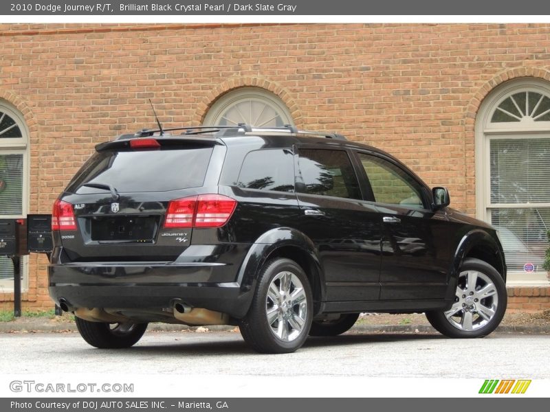 Brilliant Black Crystal Pearl / Dark Slate Gray 2010 Dodge Journey R/T