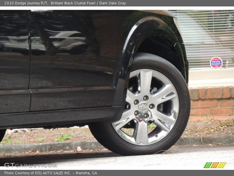 Brilliant Black Crystal Pearl / Dark Slate Gray 2010 Dodge Journey R/T