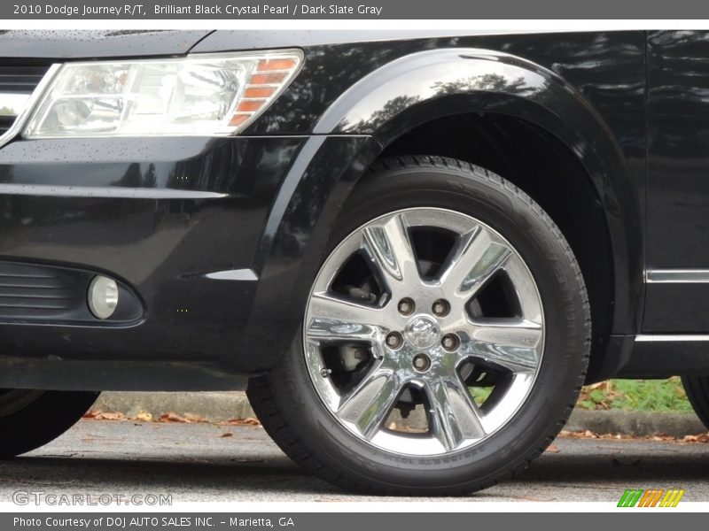 Brilliant Black Crystal Pearl / Dark Slate Gray 2010 Dodge Journey R/T