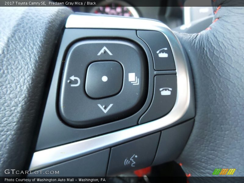 Predawn Gray Mica / Black 2017 Toyota Camry SE