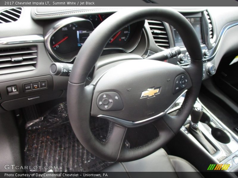 Summit White / Jet Black 2017 Chevrolet Impala LT