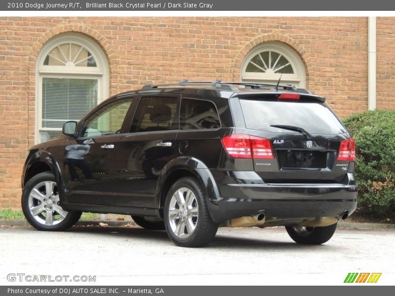 Brilliant Black Crystal Pearl / Dark Slate Gray 2010 Dodge Journey R/T