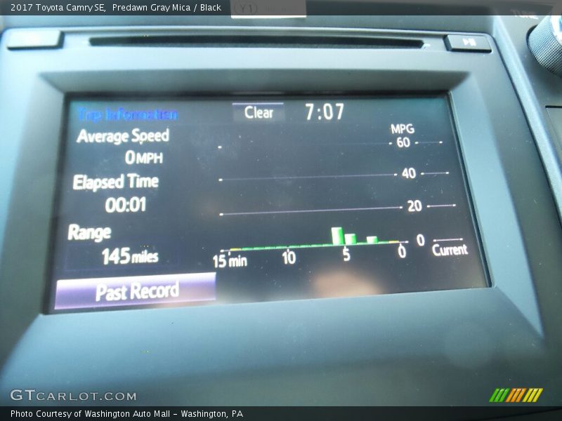 Predawn Gray Mica / Black 2017 Toyota Camry SE