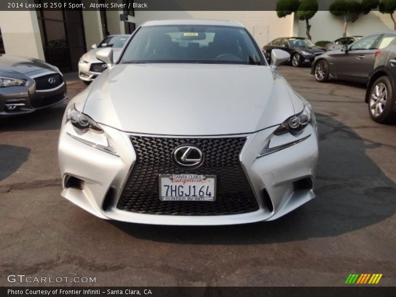 Atomic Silver / Black 2014 Lexus IS 250 F Sport