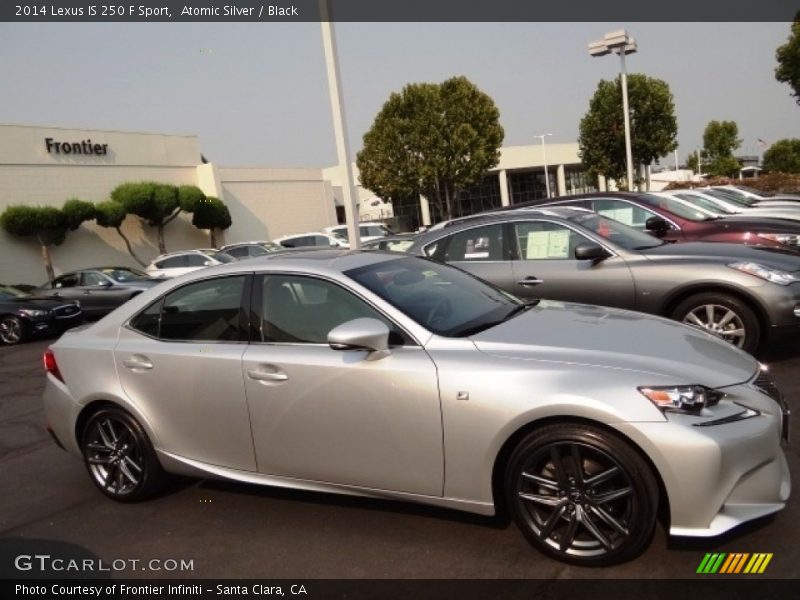Atomic Silver / Black 2014 Lexus IS 250 F Sport