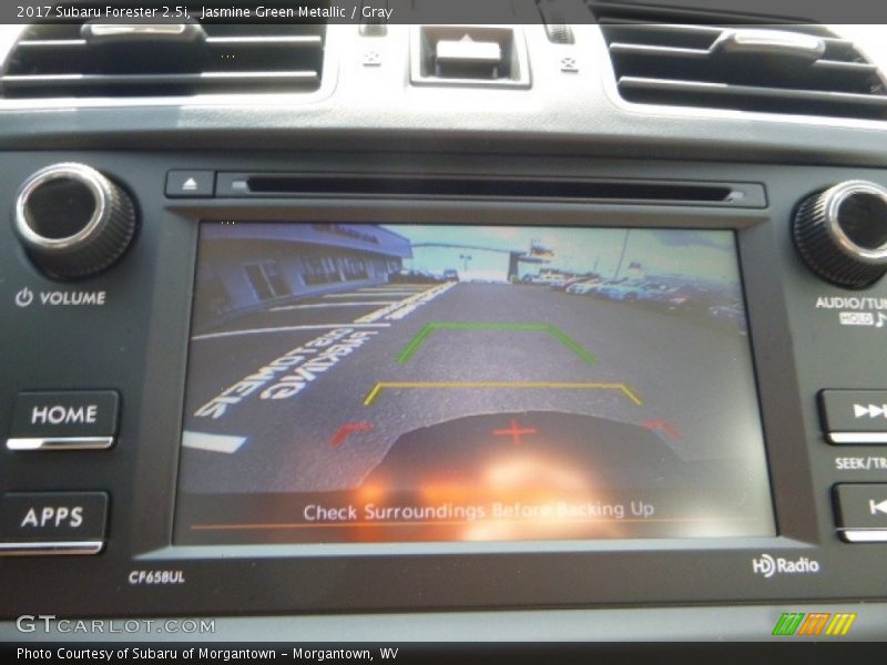 Jasmine Green Metallic / Gray 2017 Subaru Forester 2.5i