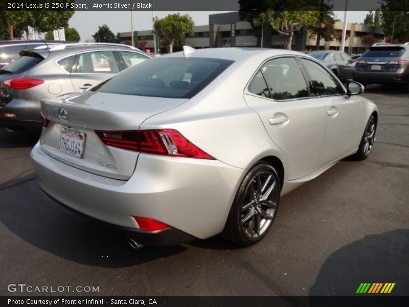 Atomic Silver / Black 2014 Lexus IS 250 F Sport
