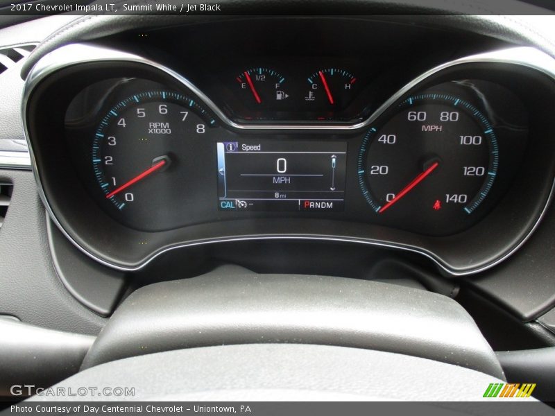 Summit White / Jet Black 2017 Chevrolet Impala LT
