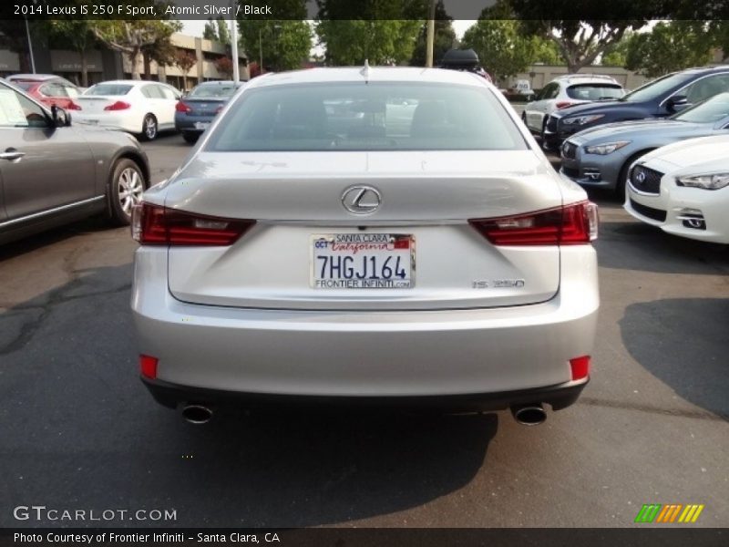 Atomic Silver / Black 2014 Lexus IS 250 F Sport