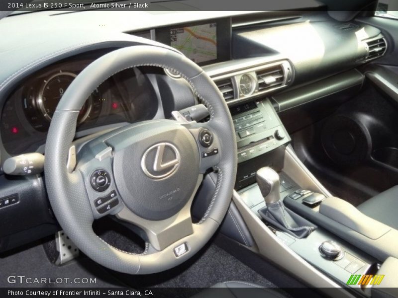 Atomic Silver / Black 2014 Lexus IS 250 F Sport